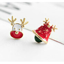 Bijoux de Noël / Boucle d&#39;oreille de Noël / Cerf de Noël (XER13355)